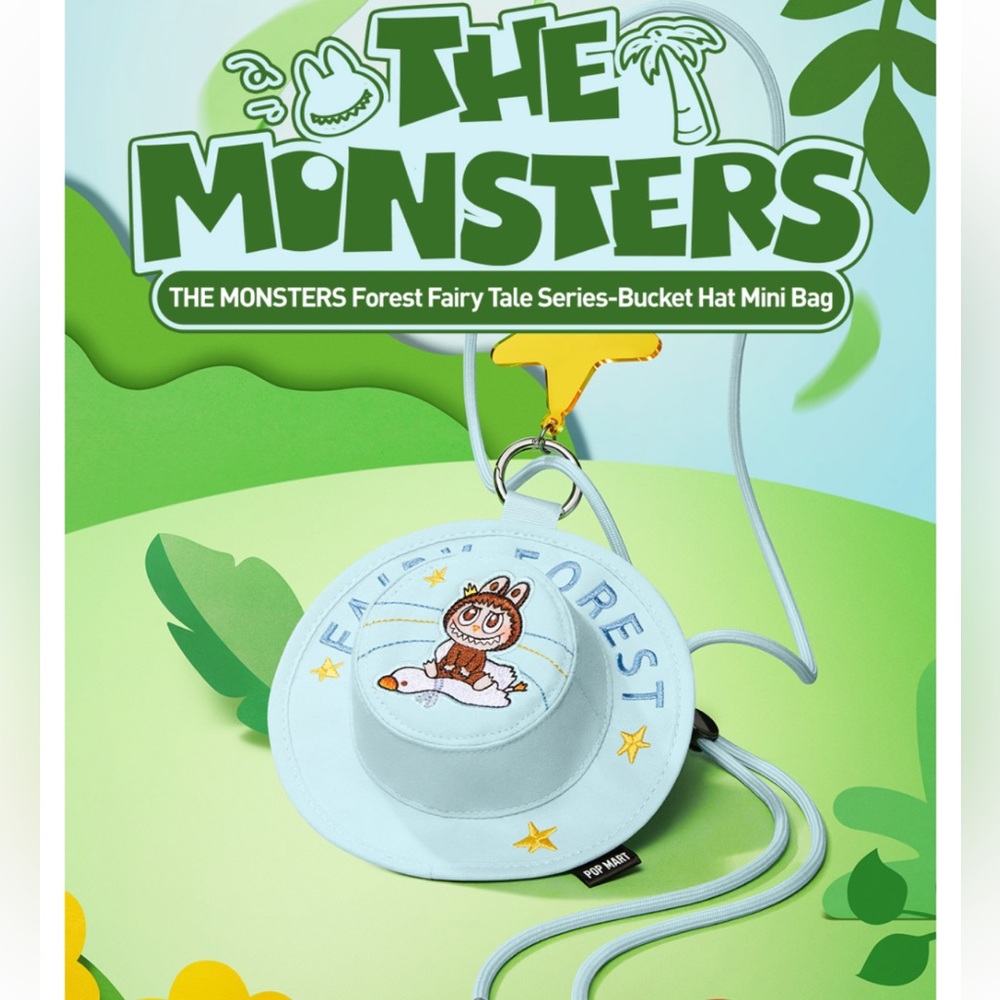 The Monsters Forest Fairy Tale Bucket Hat Mini Bag